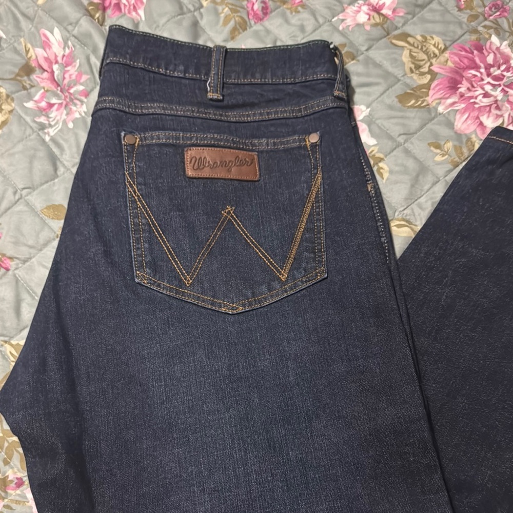 Wrangler Retro men’s  Indigo Slim  Straight Leg Jeans 36 x 32